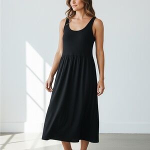 Universal Thread Black Midi Dress
